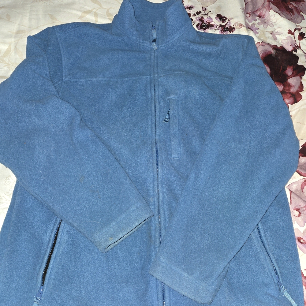 Duluth Trading Co Men's Blue Fleece Jacket